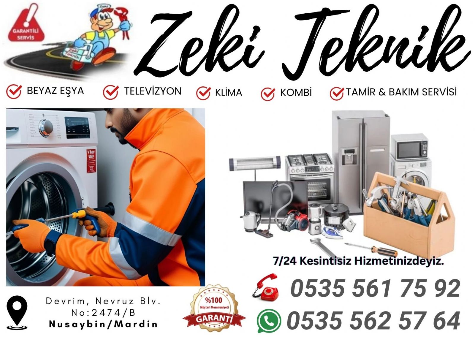 Nusaybin Beyaz Eşya Tamircisi